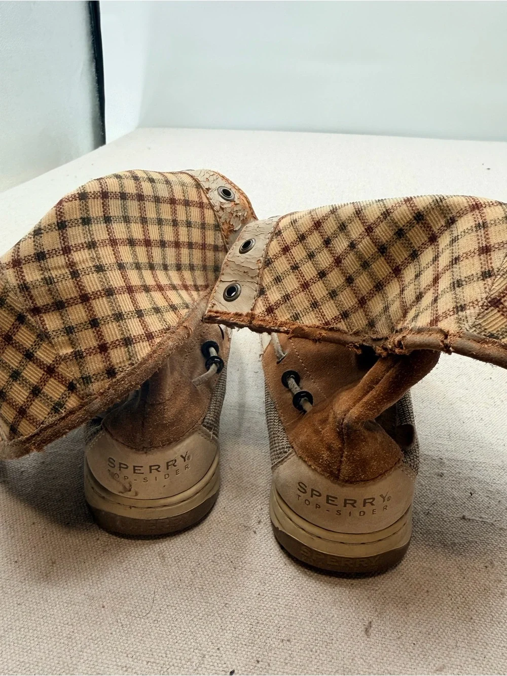 Sperry Men's Tan Suede Lace-Up Casual Boots
